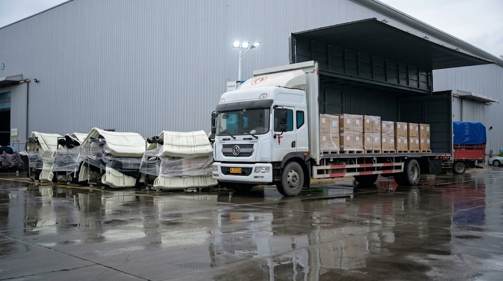FALCON delivery and export logistics