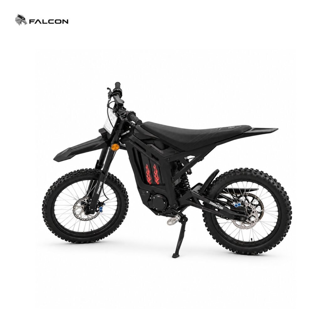 Off-Road Electric Dirt Bike with Full Suspension & Hydraulic Disc Brakes-ZR-CP023