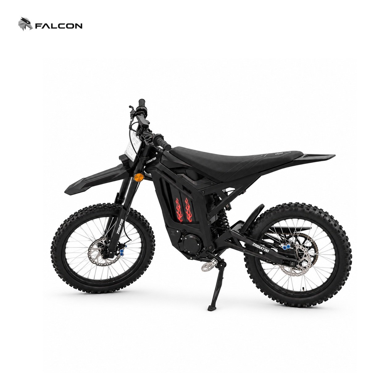 Off-Road Electric Dirt Bike with Full Suspension & Hydraulic Disc Brakes-ZR-CP023 — view 1