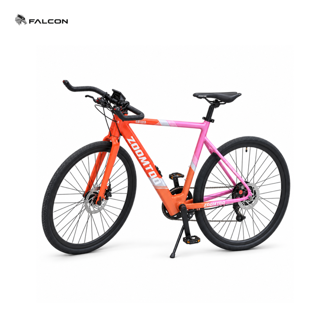 Pedal Assist Electric Bike with Disc Brakes-ZR-CP015