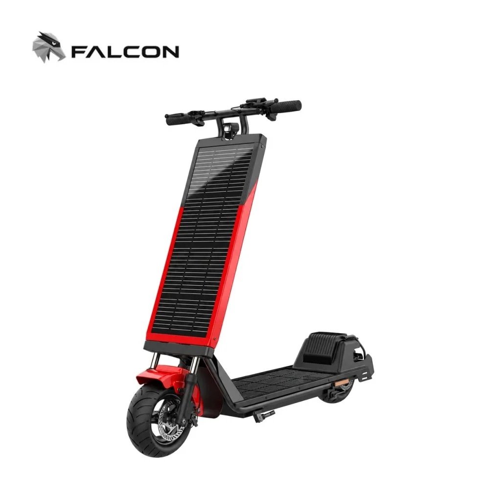 400W Lightweight Solar Electric Scooter with 48V 15Ah Battery & 55 km Range-ZR-SS003 — view 1