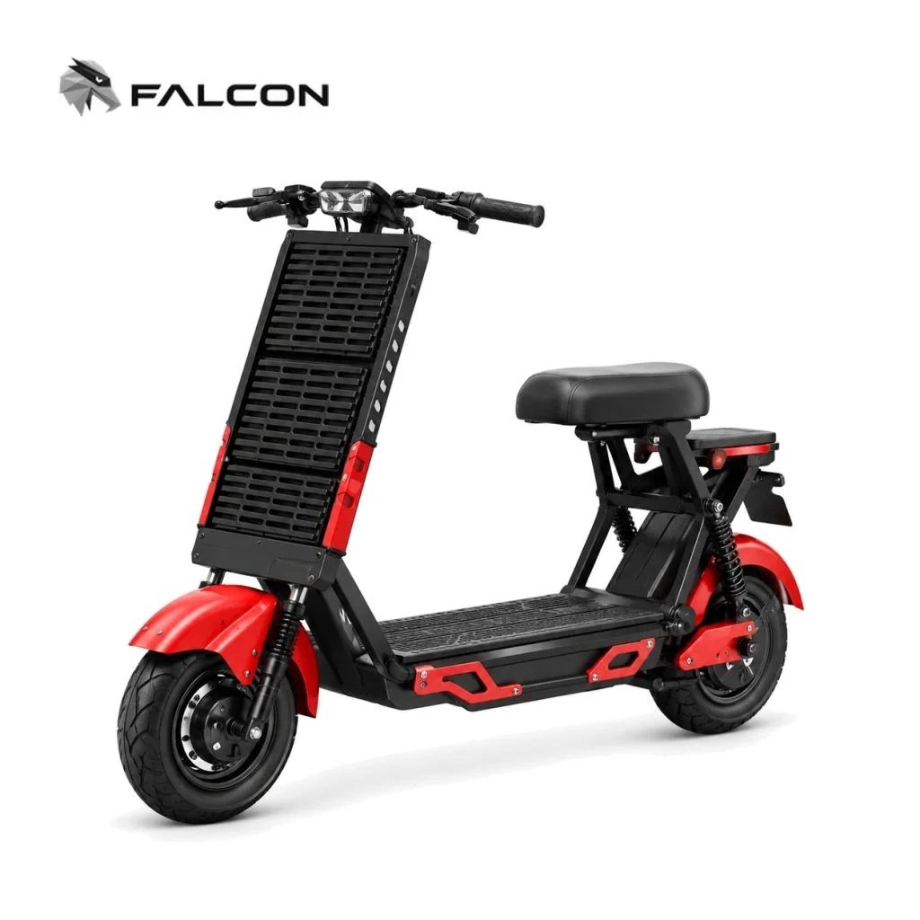 400W Solar-Powered Electric Scooter with 48V 15Ah Battery & 55 km Range-ZR-SS001 — view 1