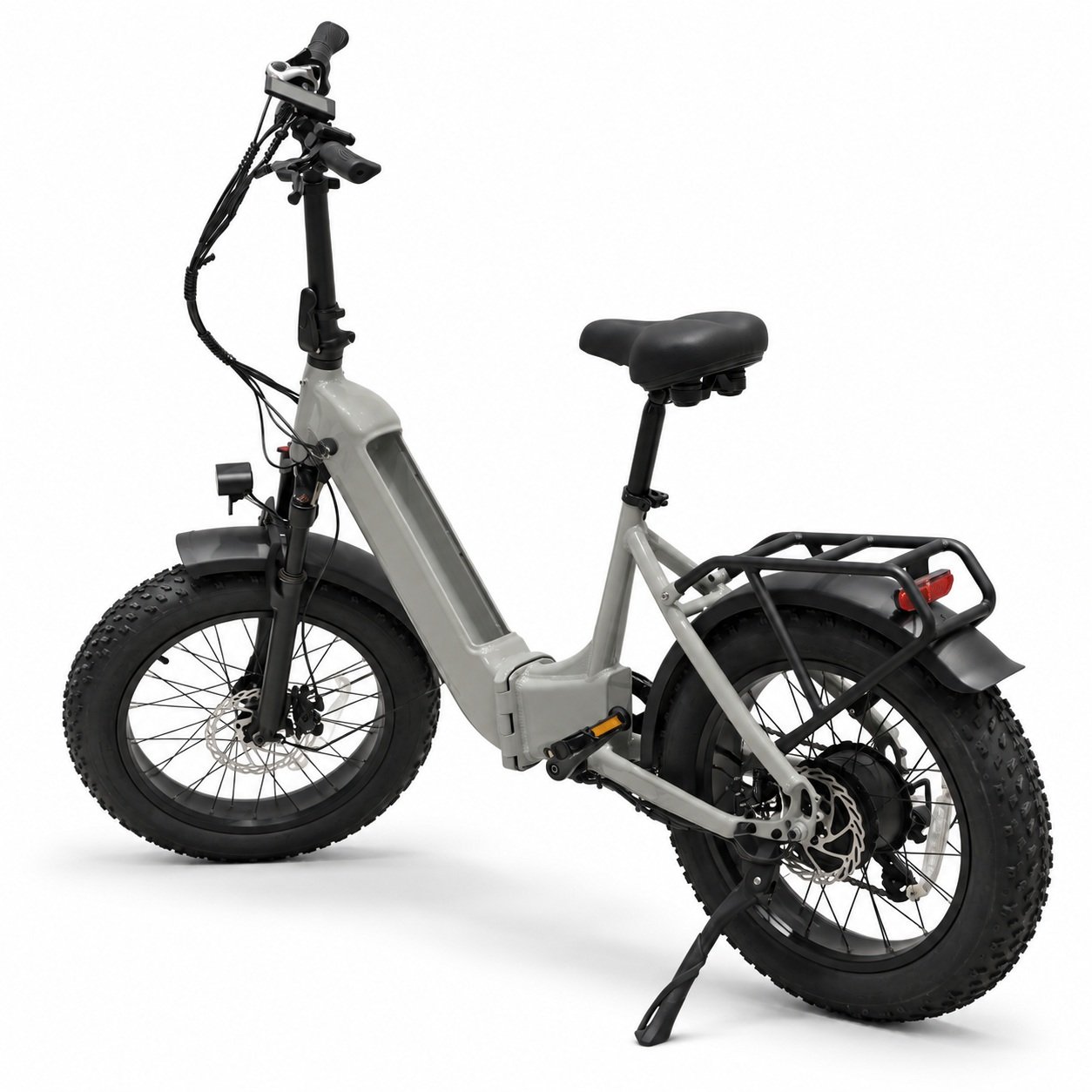 500W Folding Fat Tire Electric Bike with 48V 15Ah Battery & 180 kg Load Capacity-ZR-CP054 — view 1