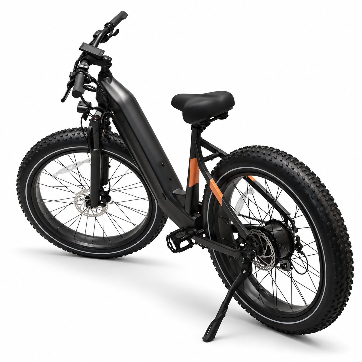 750W 26-Inch Fat Tire Electric Bike with 48V 15Ah Battery & Hydraulic Disc Brakes-ZR-CP058 — view 1