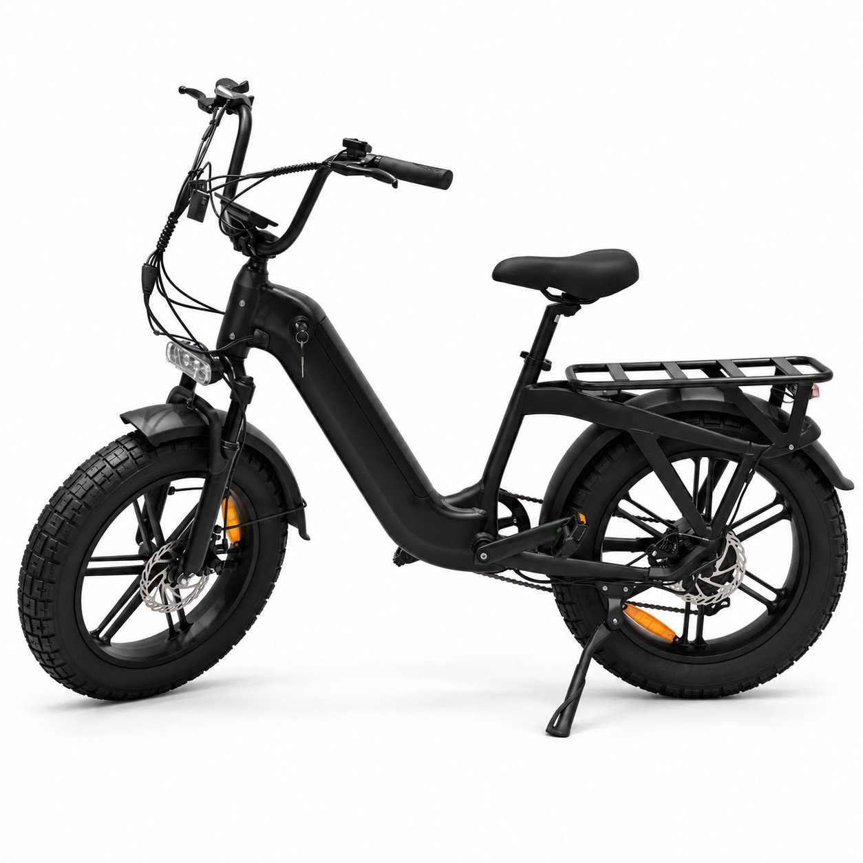 750W Fat Tire Electric Bike with 48V 15Ah Lithium Battery & 50 km Range-ZR-CP050 — view 1
